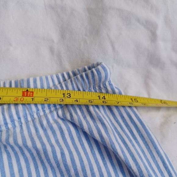 Ralph Lauren Blue White Striped 100% Cotton Kids/Youth Pajama Set Sz S Heritage - Picture 8 of 11